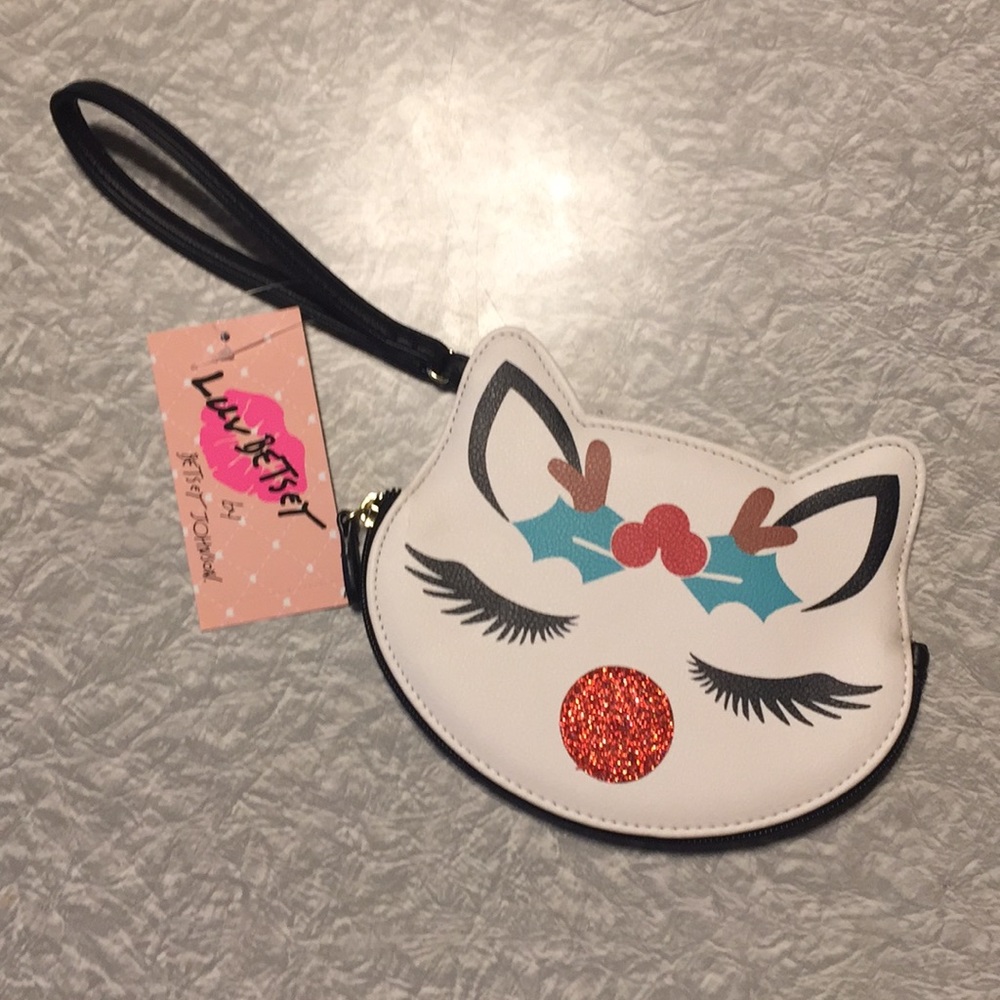 Luv Betsey/Betsey Johnson Reindeer Coin Purse